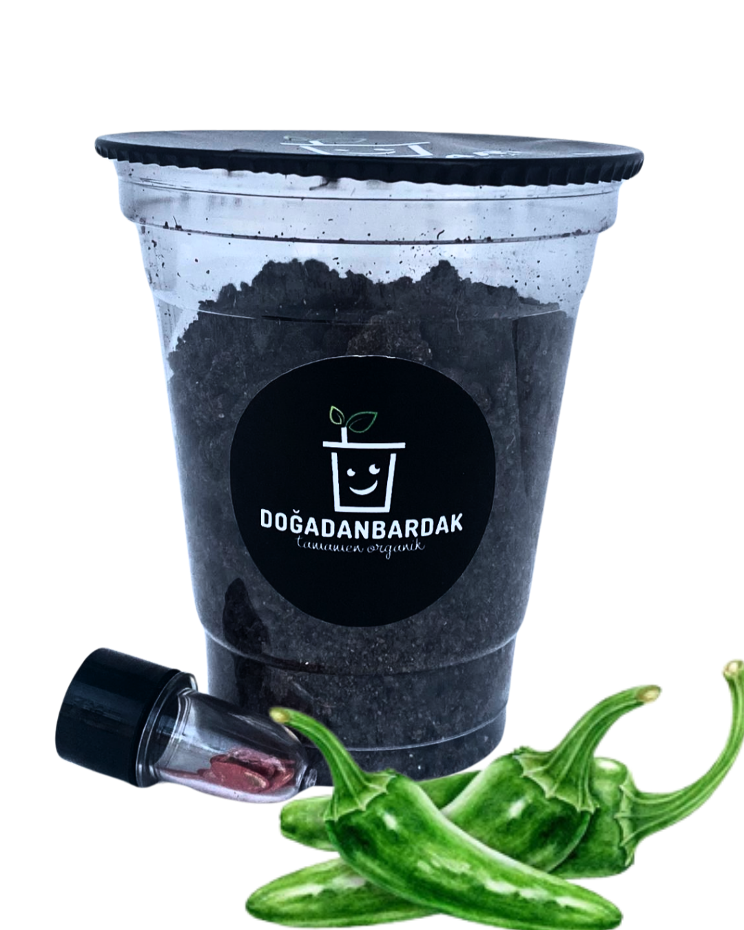 DoğadanBardak™ Acı Biber Yetiştirme Kiti